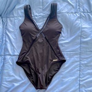 Michael kors Black one piece bathing suit, NWT